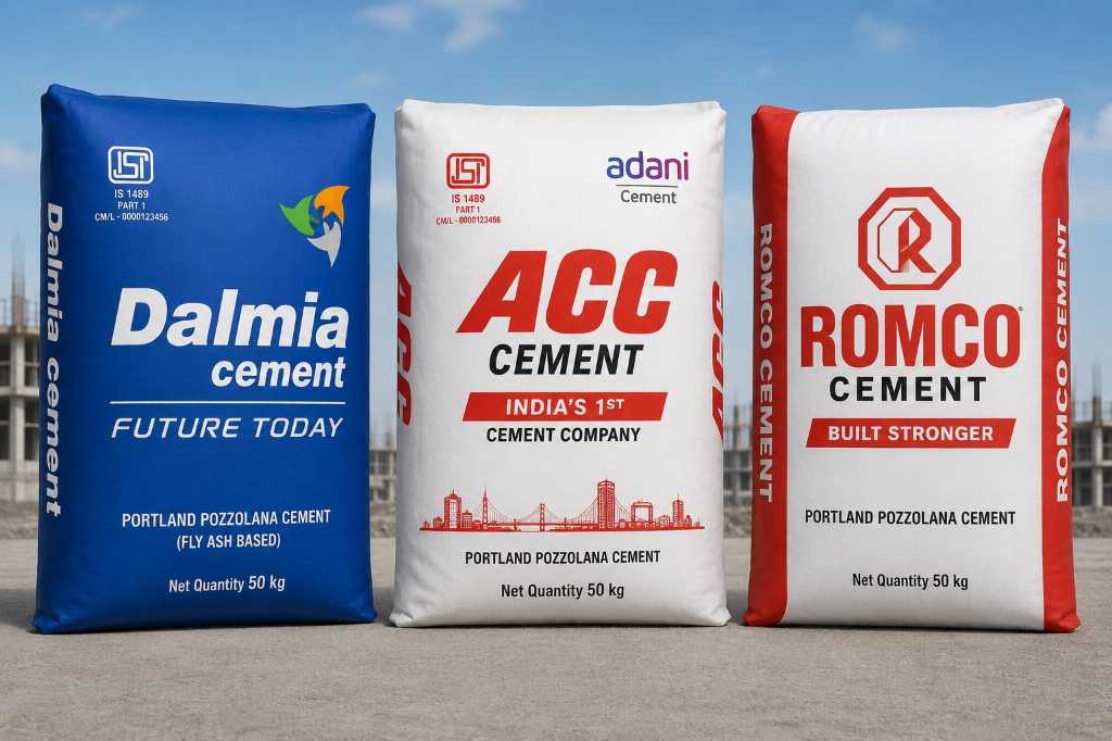 ACC, Dalmia, Ramco Cement Bags